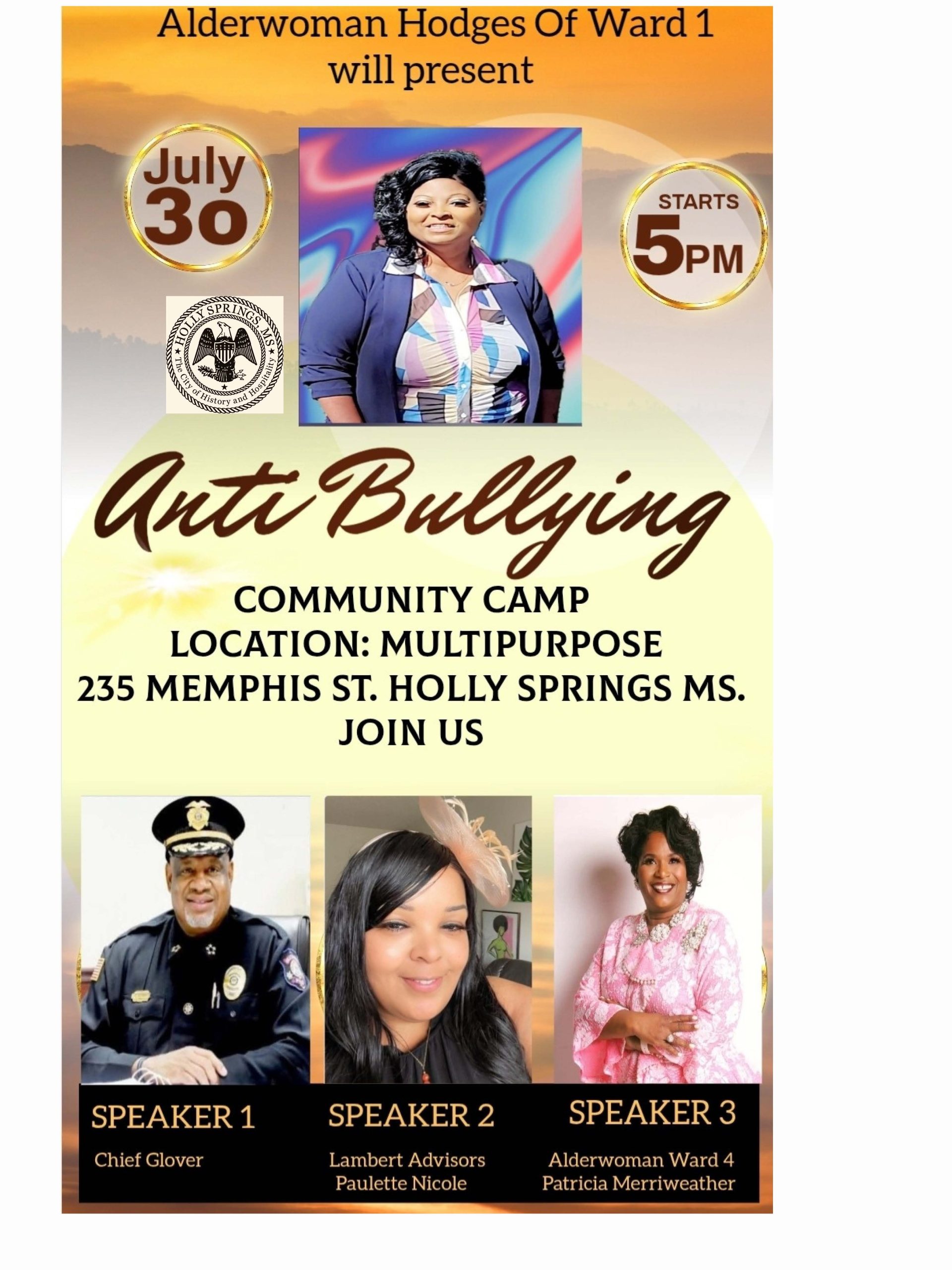 ANTI BULLYING – City of Holly Springs